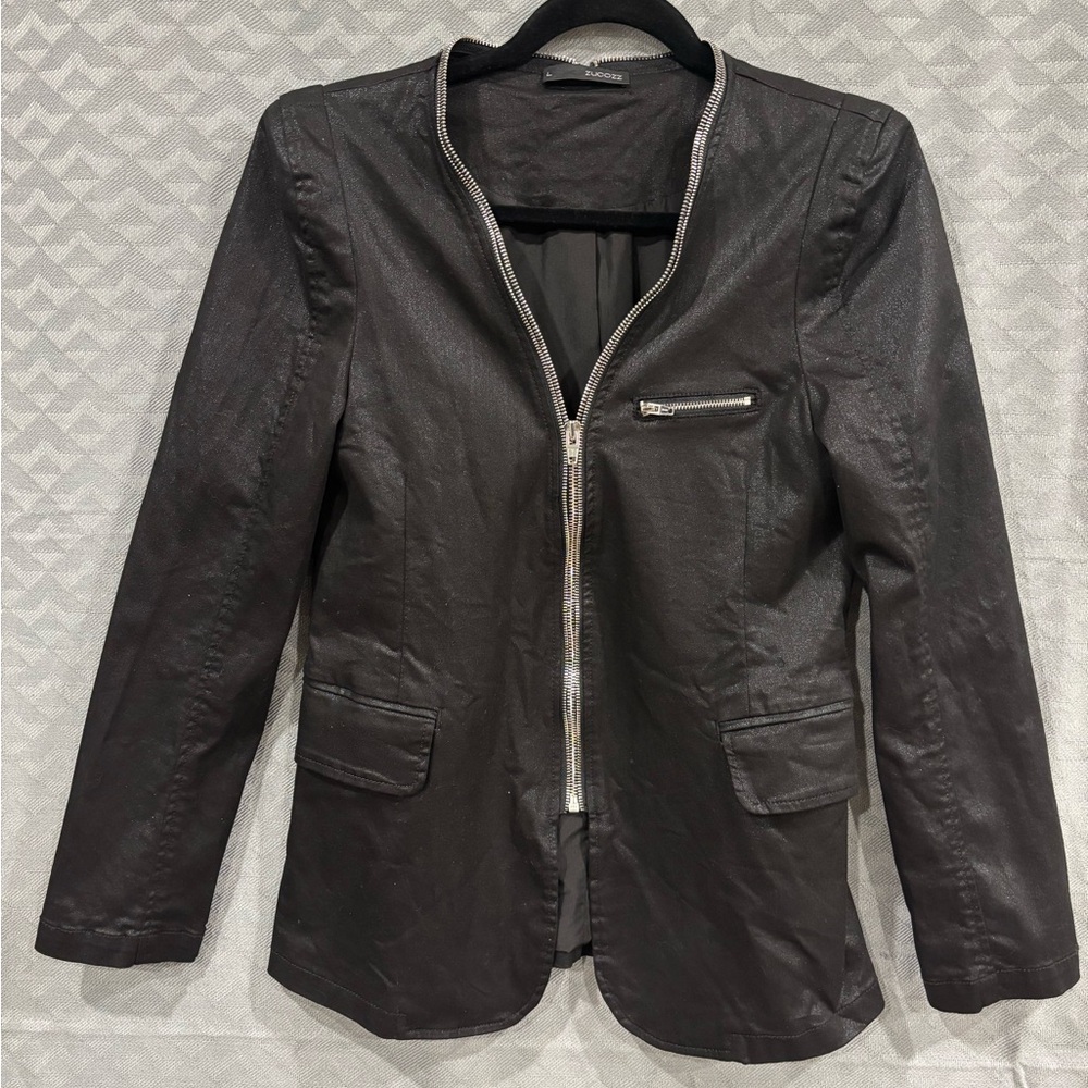 Elegant Black Women's Jacket Officecore - Picture 4 of 7